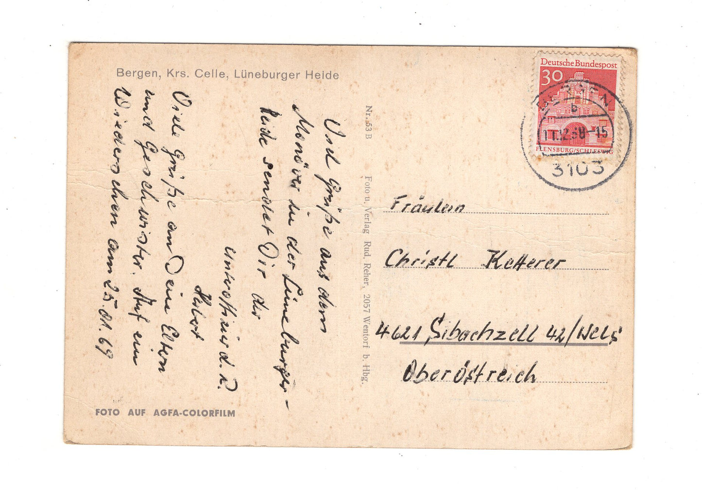 Ansichtskarte Bergen / Kreis Celle / Lüneburger Heide