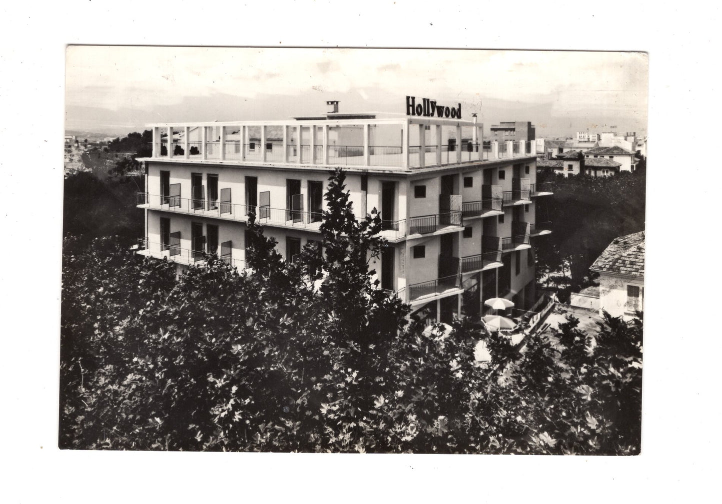 Ansichtskarte Hotel Hollywood / Miramare di Rimini / Italien / N1-59