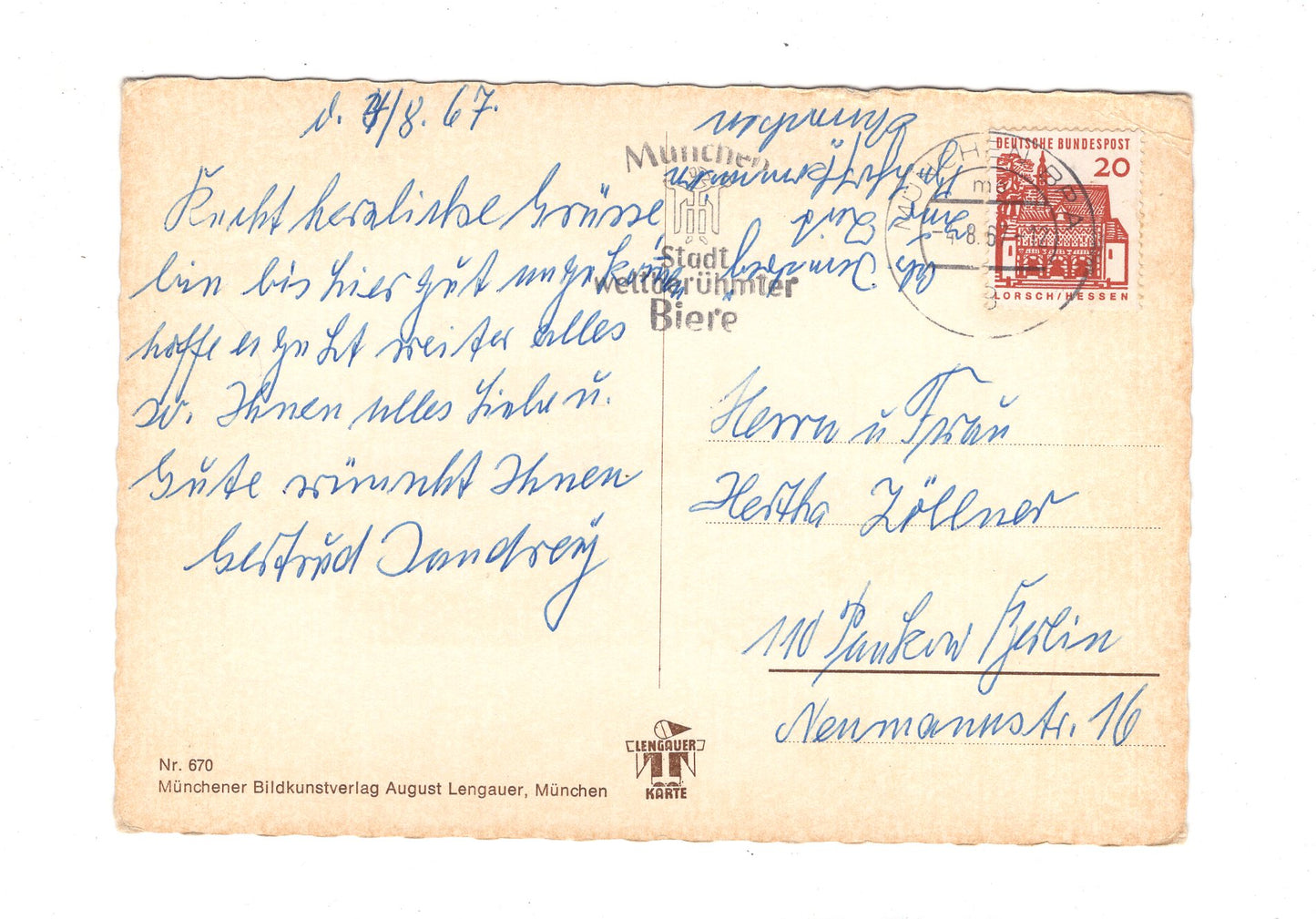 Ansichtskarte München / Hofbräuhaus - Isarpartie +++ / G1-53