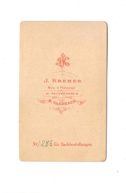 Fotografie Damenportrait - Mönchengladbach um 1870 / CDV C1-17