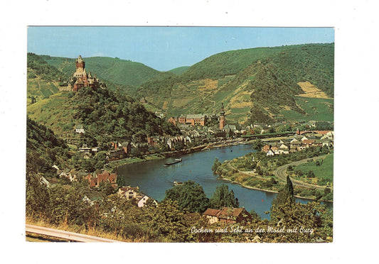 Ansichtskarte Cochem und Sehl an der Mosel mit Burg / M1-58