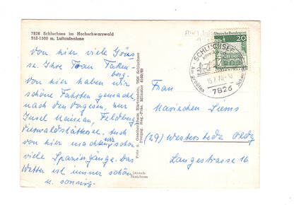 Ansichtskarte Schluchsee im Hochschwarzwald / G1-69