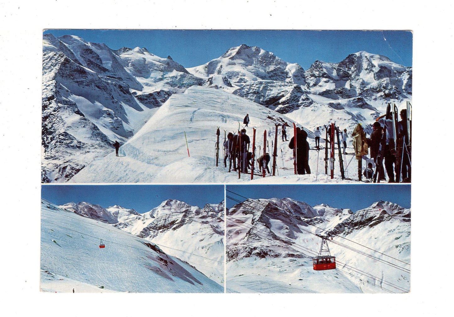 Ansichtskarte Piz Lagalb mit Berninagruppe / Schweiz