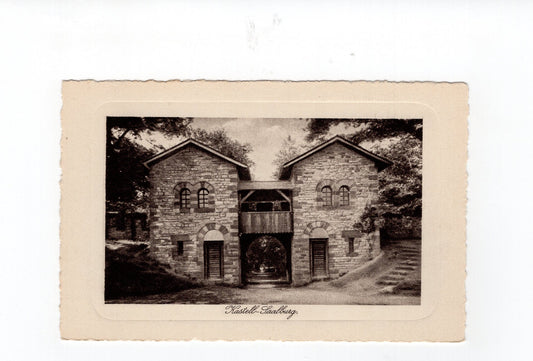 Ansichtskarte Kastell-Saalburg / Porta praetoria von innen