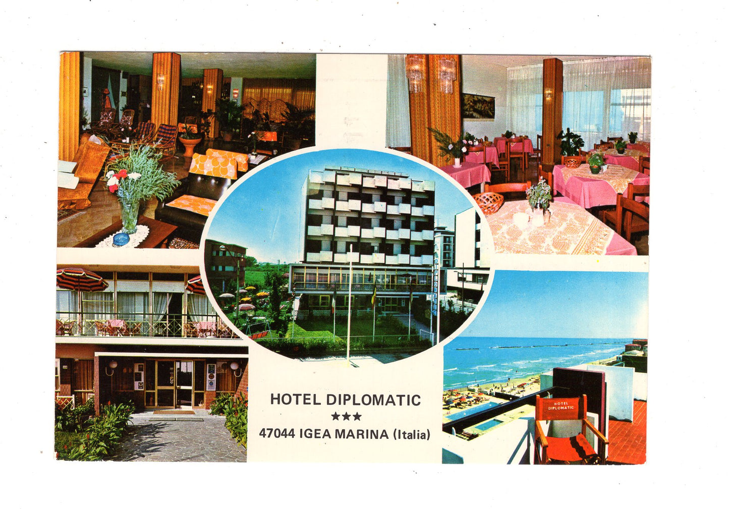 Ansichtskarte Hotel Diplomatic / Igea Marina / Italien / N1-59