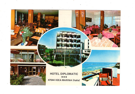 Ansichtskarte Hotel Diplomatic / Igea Marina / Italien / N1-59