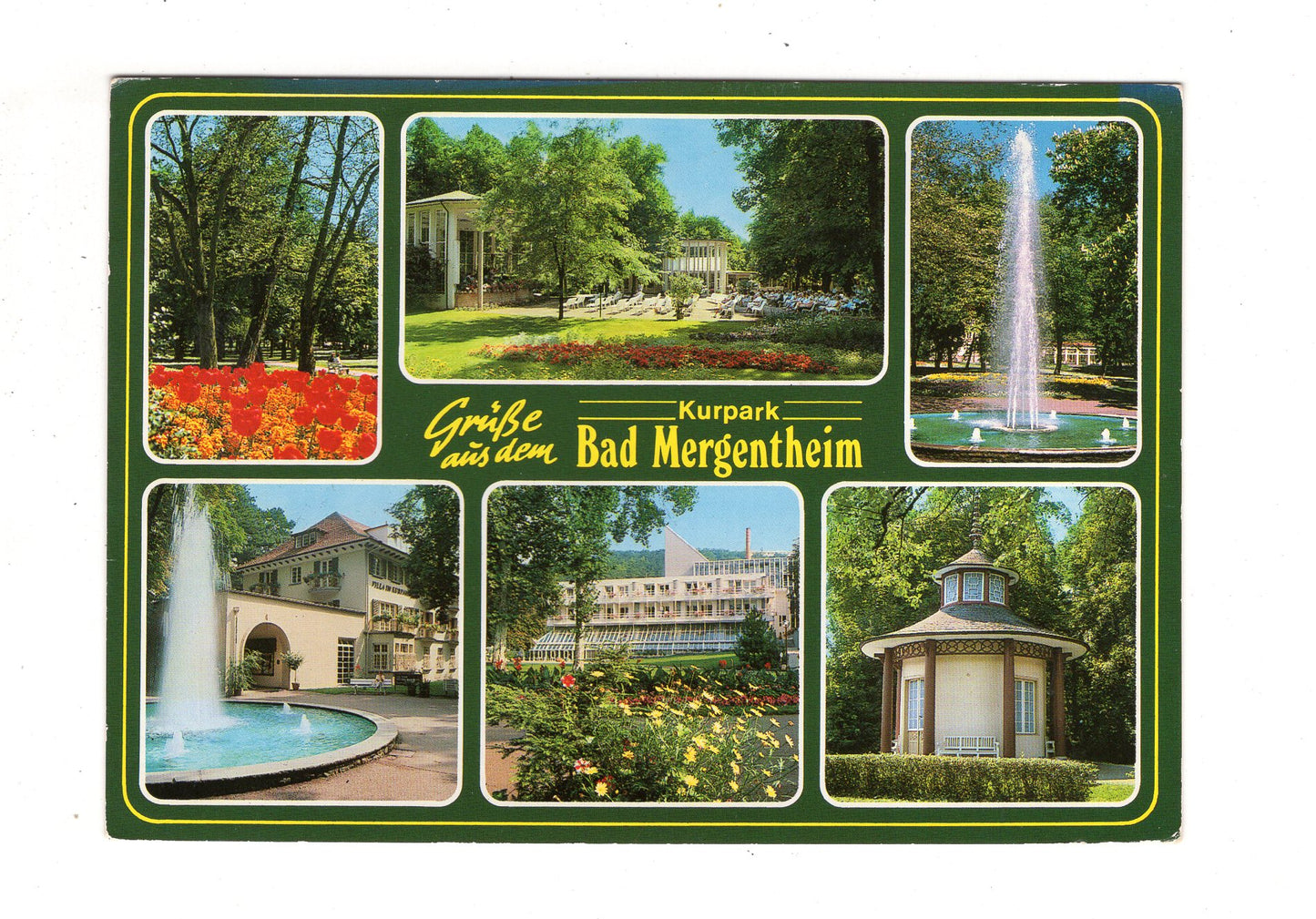 Ansichtskarte Bad Mergentheim / Kurpark / J1-60