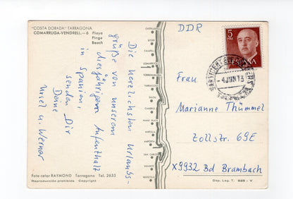 Ansichtskarte Comarruga / Costa Dorada / Spanien