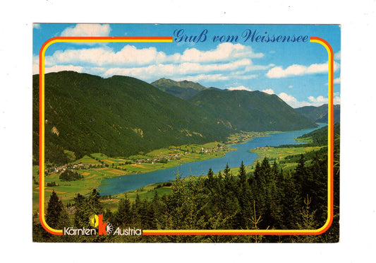 Ansichtskarte Der Weißensee in Kärnten / Österreich