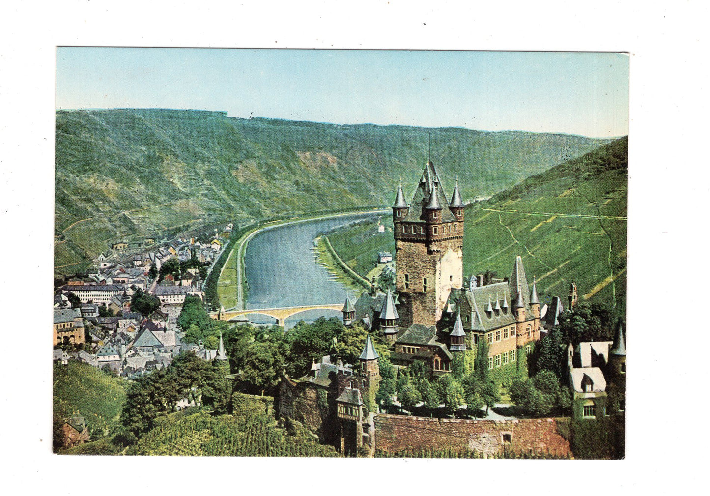 Ansichtskarte Cochem an der Mosel mit Burg / M1-58
