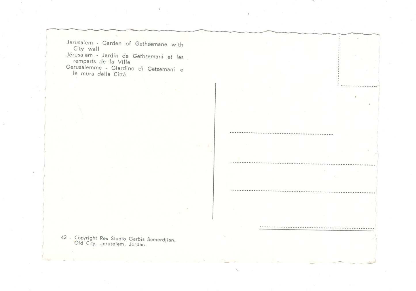 Ansichtskarte Garden of Gethsemane / Jerusalem / Israel