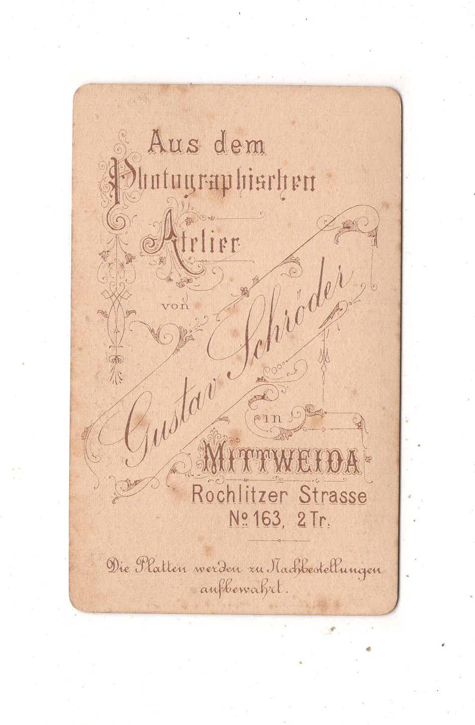 Fotografie Feine Dame - Mittweida 1870er