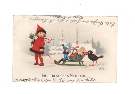 Ansichtskarte Feiertage / Frohes neues Jahr / L1-52