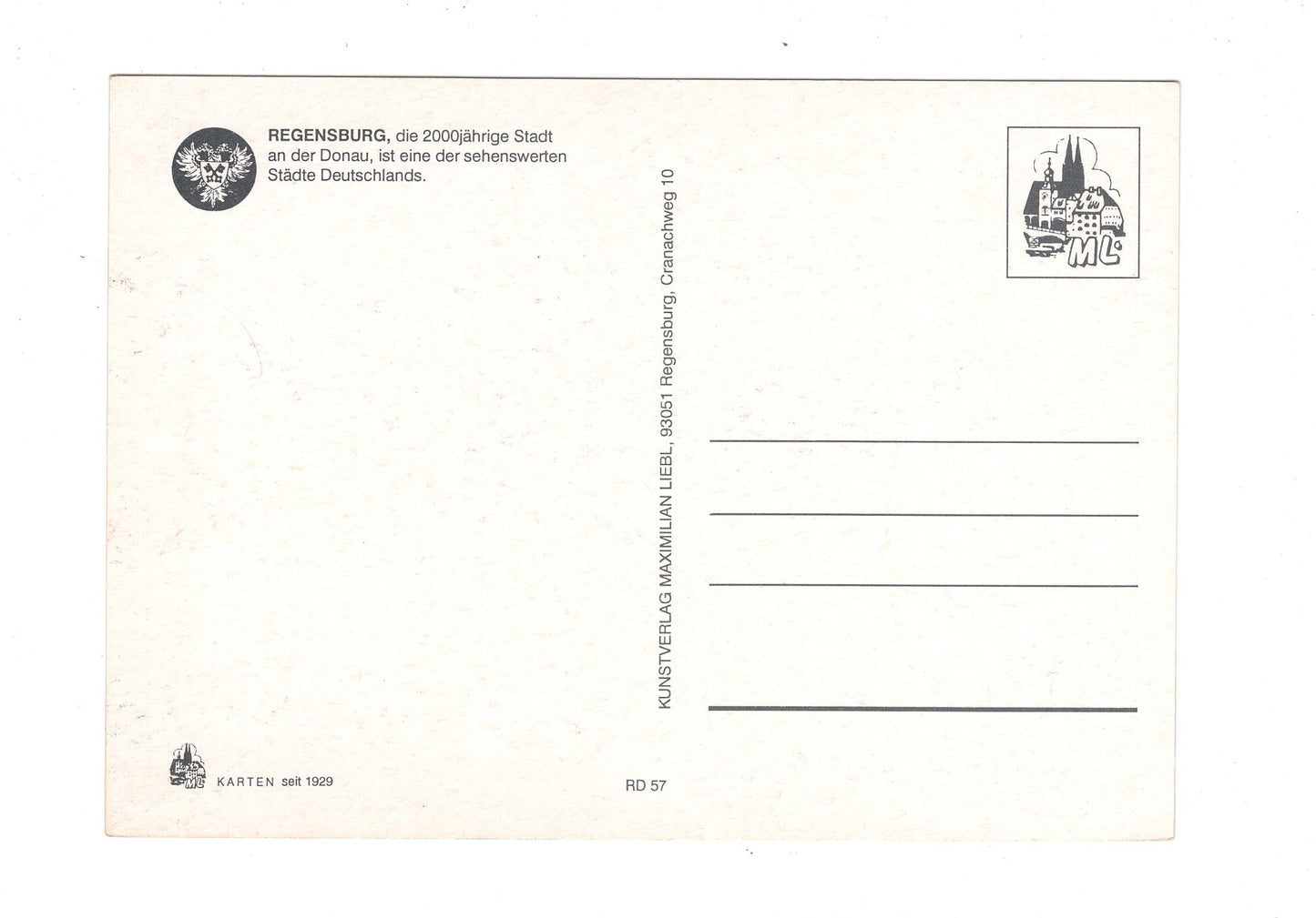 Ansichtskarte Regensburg an der Donau / H1-66