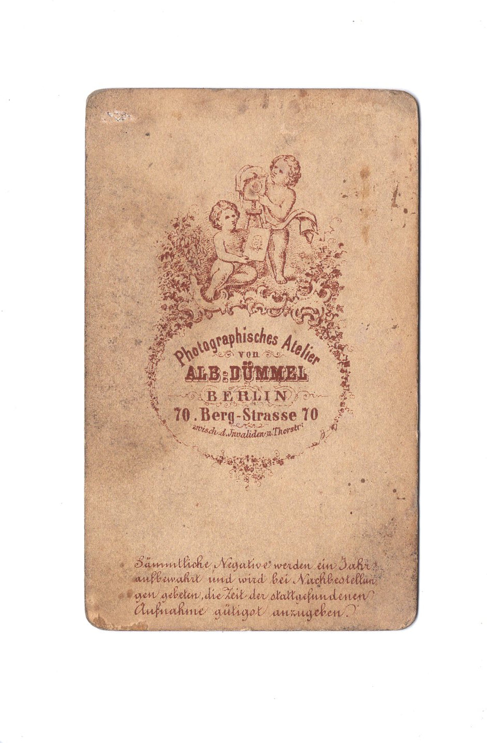 Fotografie Niedliches kleines Mädchen - Berlin 1870er