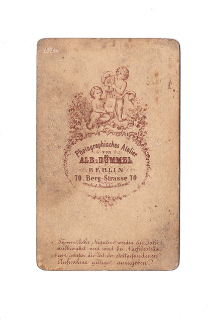 Fotografie Niedliches kleines Mädchen - Berlin 1870er