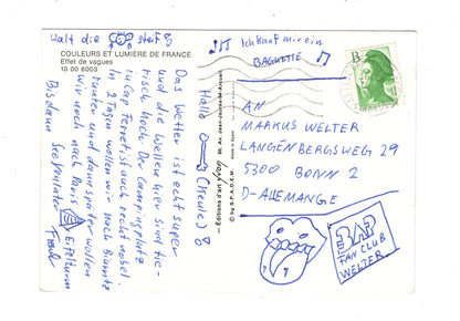 Ansichtskarte Effet de vagues / Frankreich