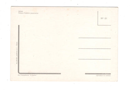 Ansichtskarte Siena / Palazzo Pubblico / Italien / N1-59