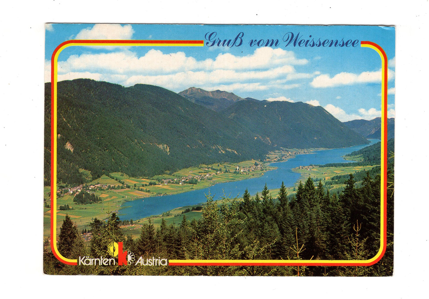 Ansichtskarte Der Weißensee in Kärnten / Österreich