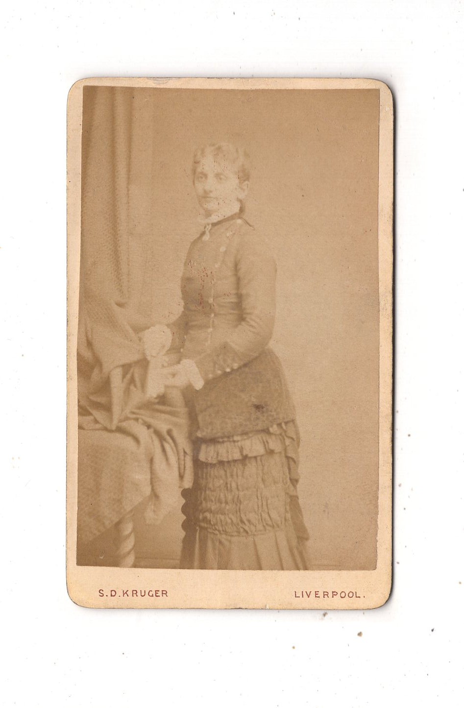 Fotografie Feine Dame - Liverpool um 1880