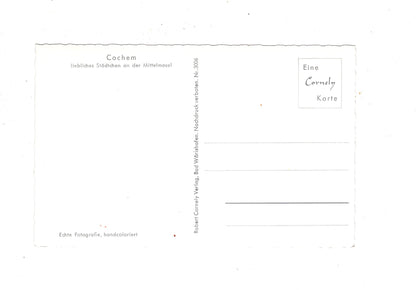 Ansichtskarte Cochem an der Mosel mit Burg und Winnenburg / M1-58