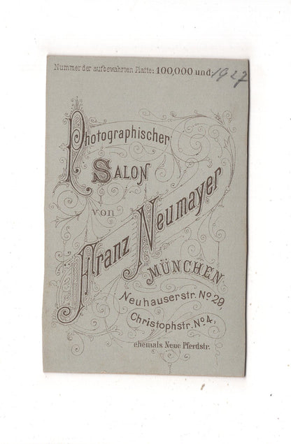 Fotografie Feines Paar - München 1870er / CDV L1-38