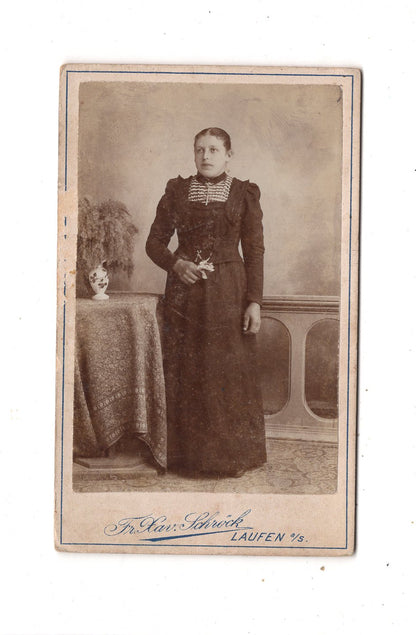 Fotografie Feine Dame - Laufen an der Salzach 1890er