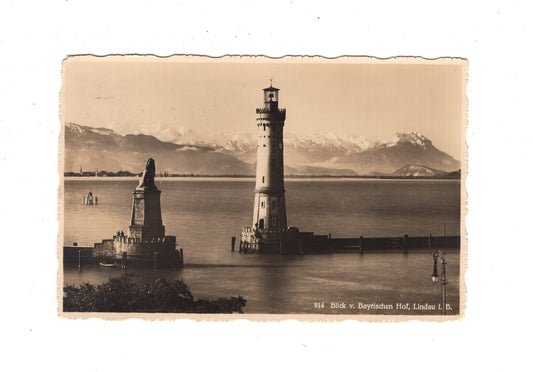 Ansichtskarte Lindau im Bodensee / Blick vom Bayerischen Hof / K1-53