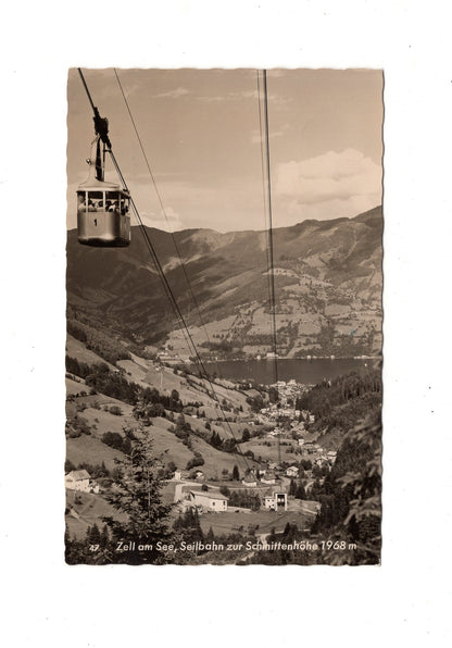 Ansichtskarte Zell am See / Seilbahn zur Schmittenhöhe / Salzburg / Österreich