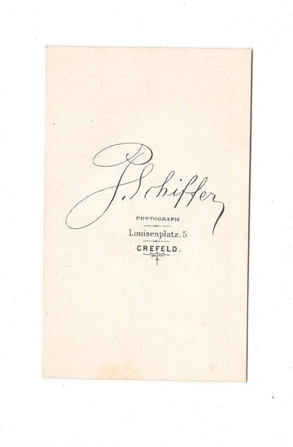 Fotografie Damenportrait - Krefeld um 1870 / CDV C1-17