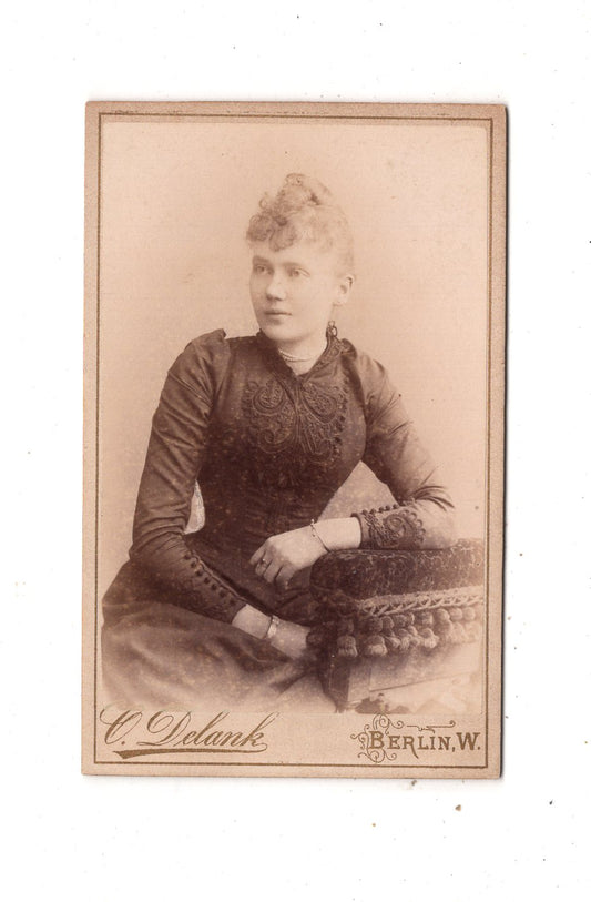 Fotografie Feine Dame - Berlin 1880er