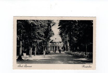Ansichtskarte Bad Pyrmont / Hauptallee