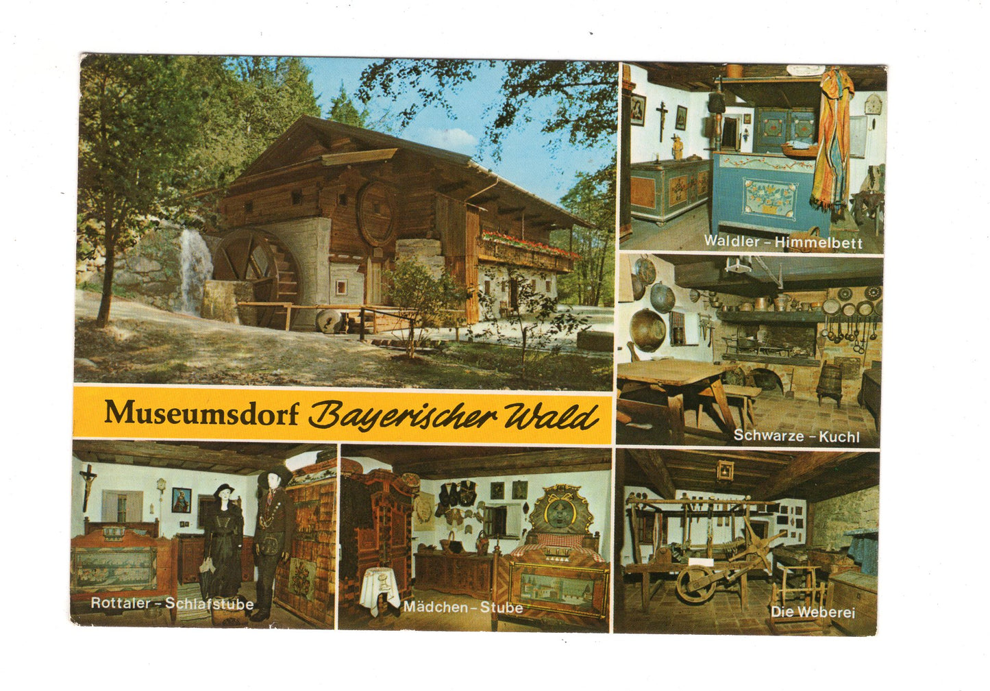 Ansichtskarte Museumsdorf Bayerischer Wald / Tittling-Passau / H1-66