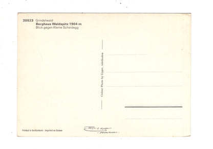 Ansichtskarte Grindelwald / Berghaus Waldspitz / Schweiz