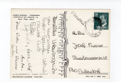 Ansichtskarte Hospitalet del Infante / Costa Dorada / Spanien