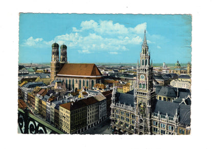 Ansichtskarte München / Rathaus und Frauenkirche / G1-53