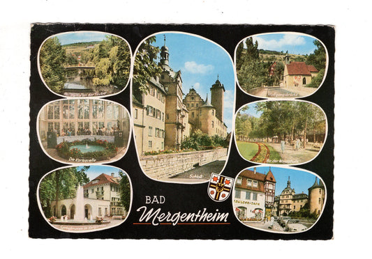 Ansichtskarte Bad Mergentheim / Schloss / Karlsquelle +++ / J1-60