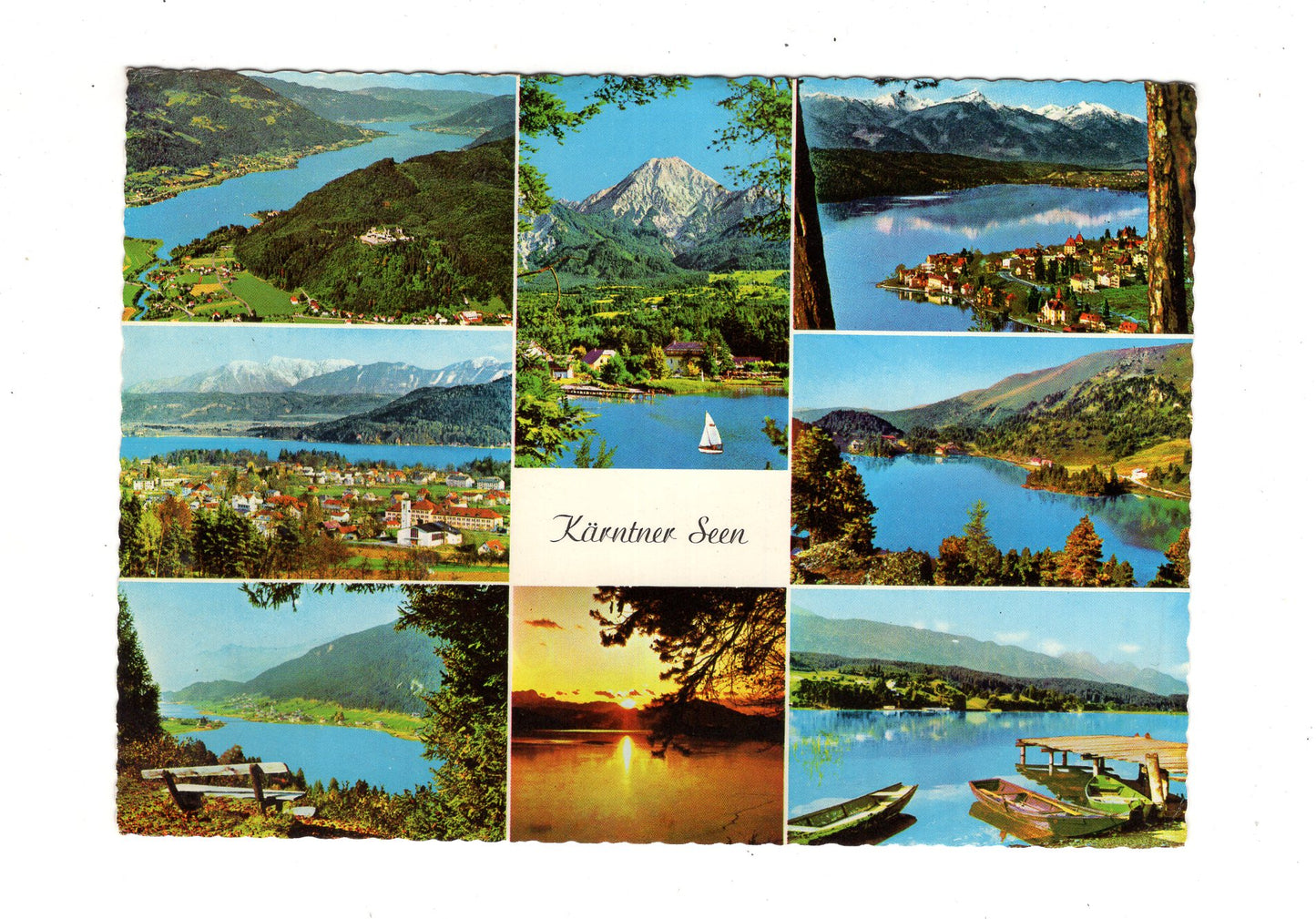 Ansichtskarte Kärtner Seen / Kärnten / Österreich