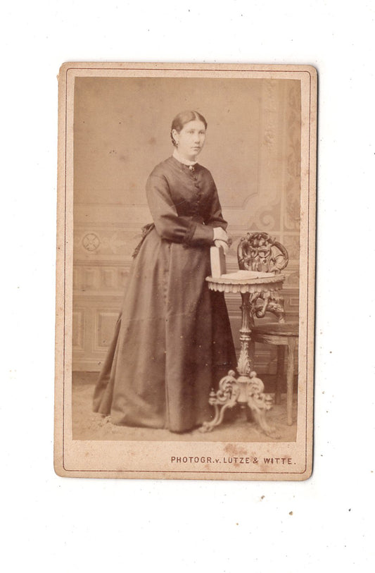 Fotografie Feine Dame - Magdeburg 1870er