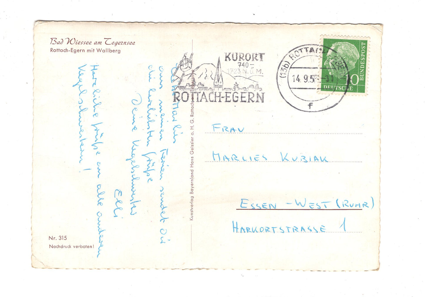 Ansichtskarte Bad Wiessee am Tegernsee / I1-65