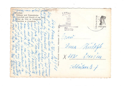 Ansichtskarte München / Rathaus und Frauenkirche / G1-53