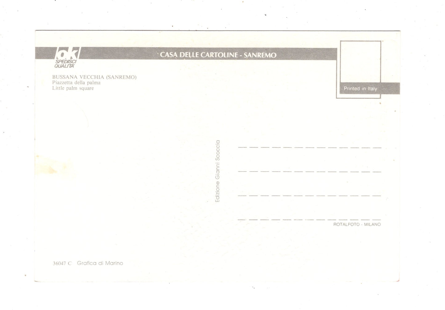 Ansichtskarte Bussana Vecchia / Sanremo / Italien / N1-59