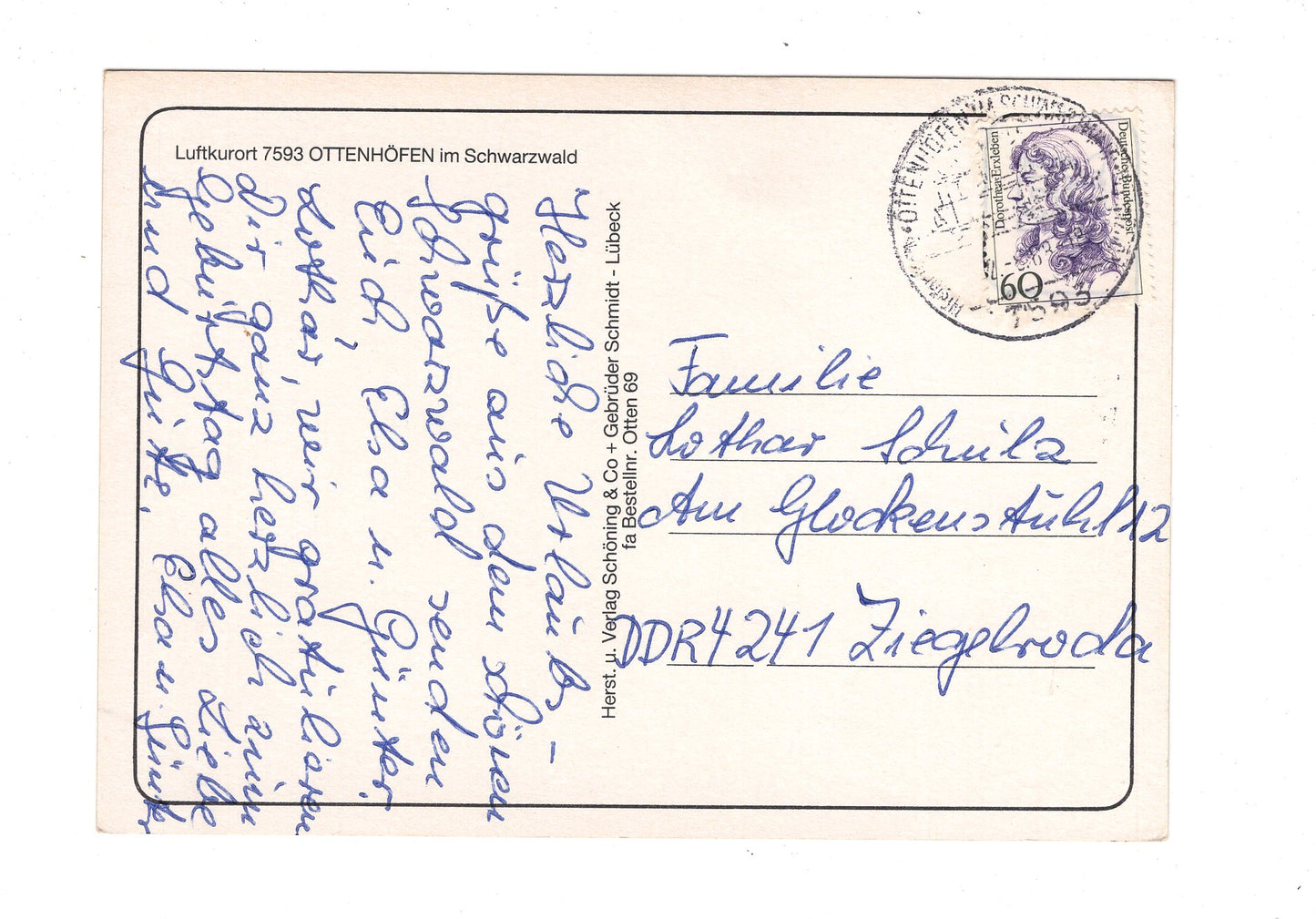 Ansichtskarte Ottenhöfen im Schwarzwald / G1-70