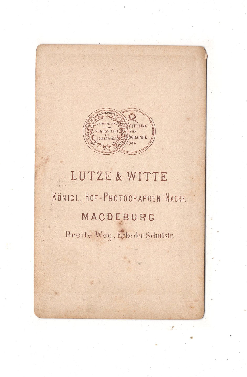 Fotografie Feine Dame - Magdeburg 1870er