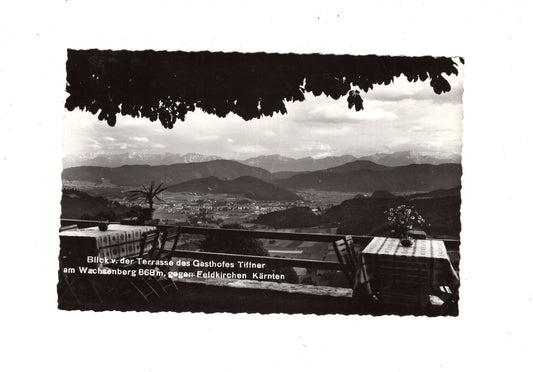 Ansichtskarte Blick vom Gasthof Tiffner gegen Feldkirchen / Kärnten / Österreich
