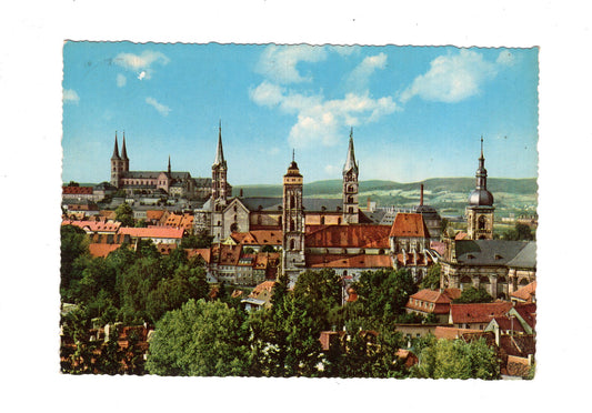 Ansichtskarte Bamberg an der Regnitz / Vierkirchenblick