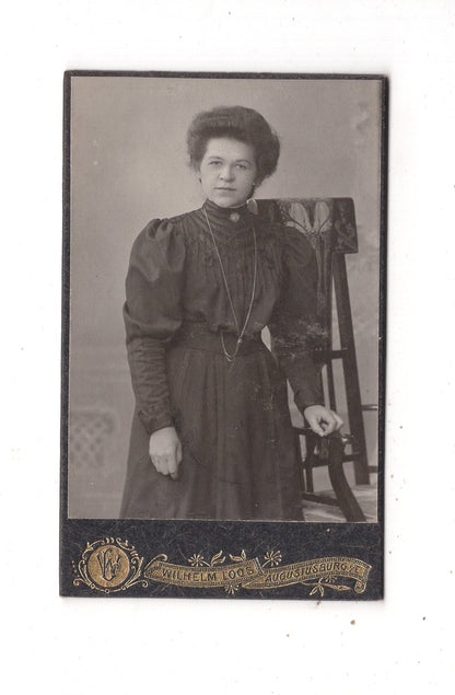 Fotografie Feine Dame - Augustusburg 1900er