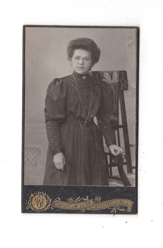 Fotografie Feine Dame - Augustusburg 1900er