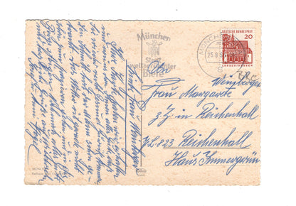 Ansichtskarte München / Rathaus und Frauenkirche / G1-53