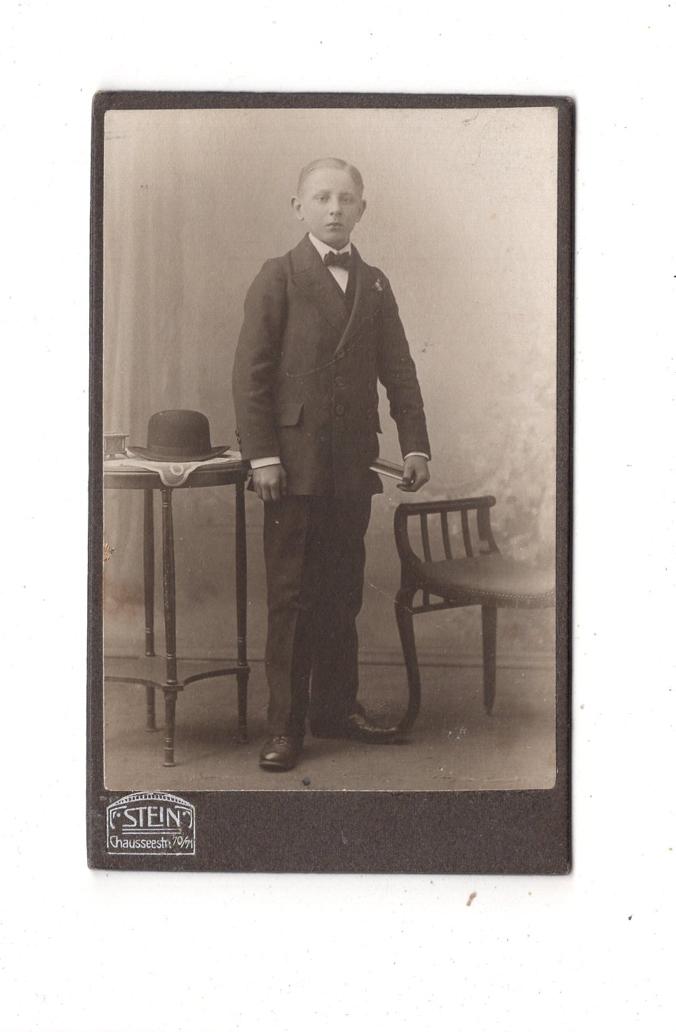 Fotografie Feiner Junge - Berlin 1900er / CDV N1-03